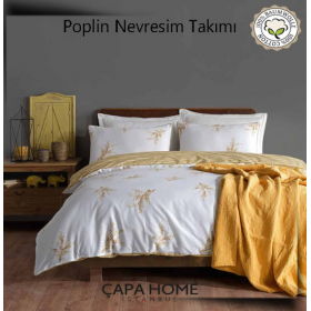 Çapa Home Poplin Nevresim Takımı %100 pamuk